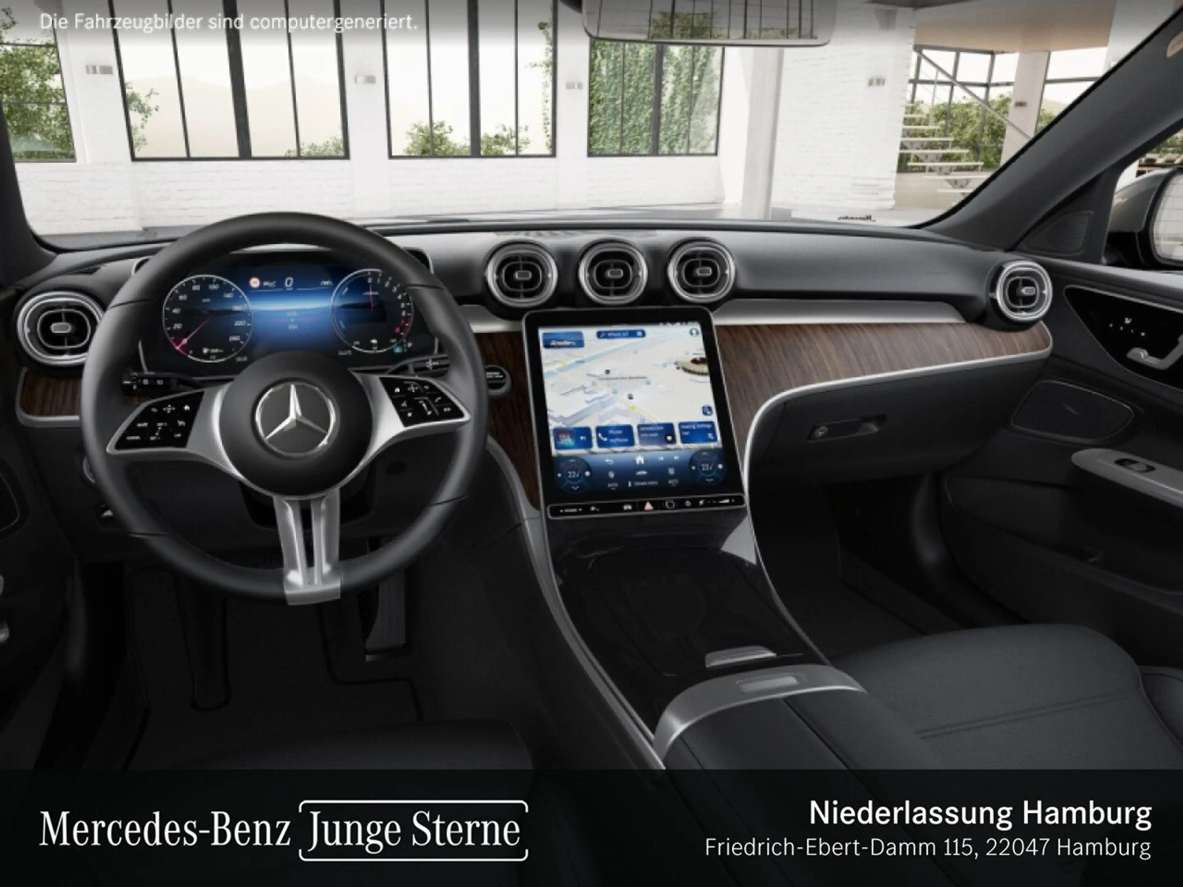 Mercedes-Benz C 300 e T AVANTG+PANO+360+AHK+TOTW+KEYLESS+9G — photo 9