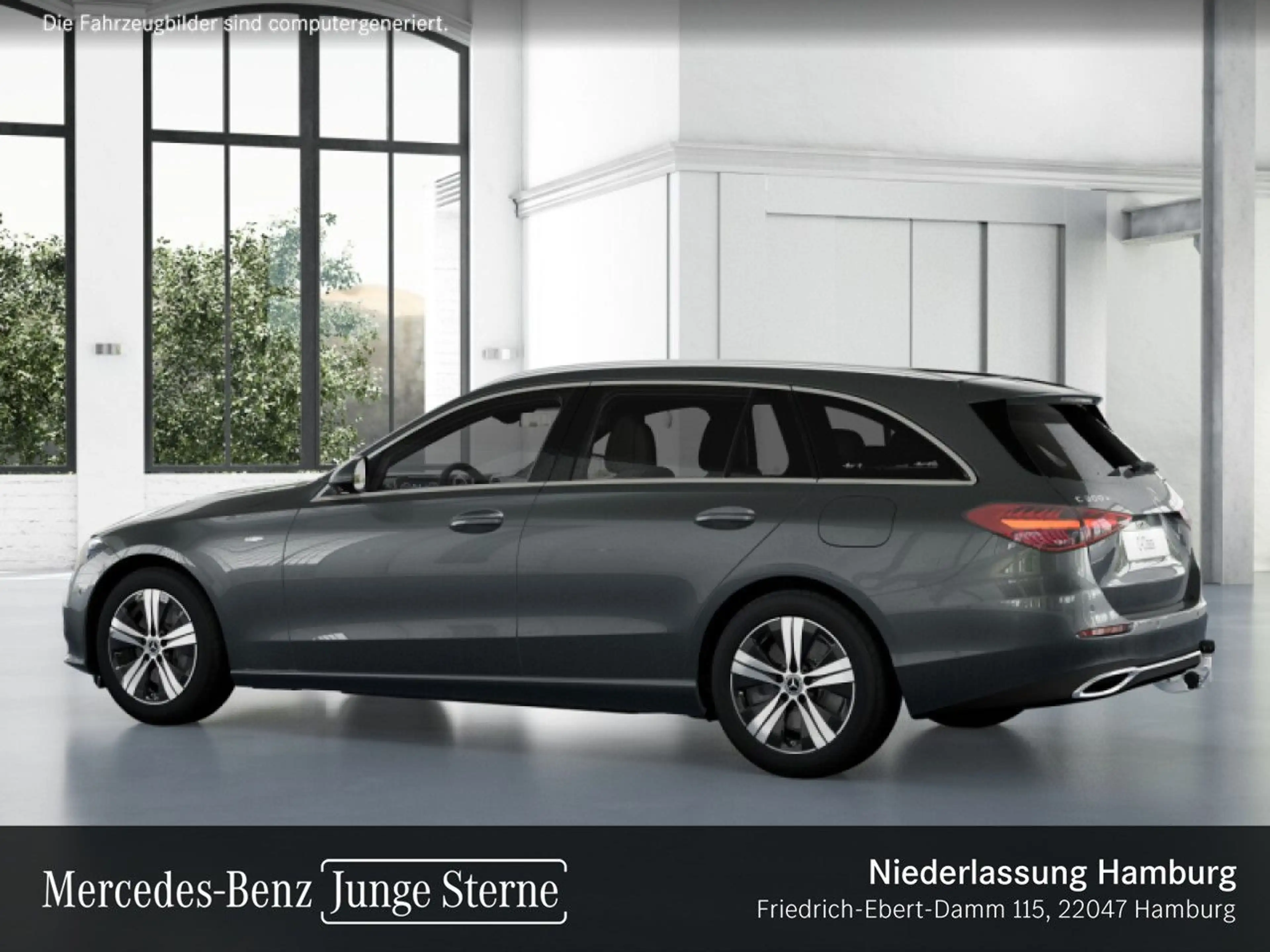 Mercedes-Benz C 300 e T AVANTG+PANO+360+AHK+TOTW+KEYLESS+9G — photo 14
