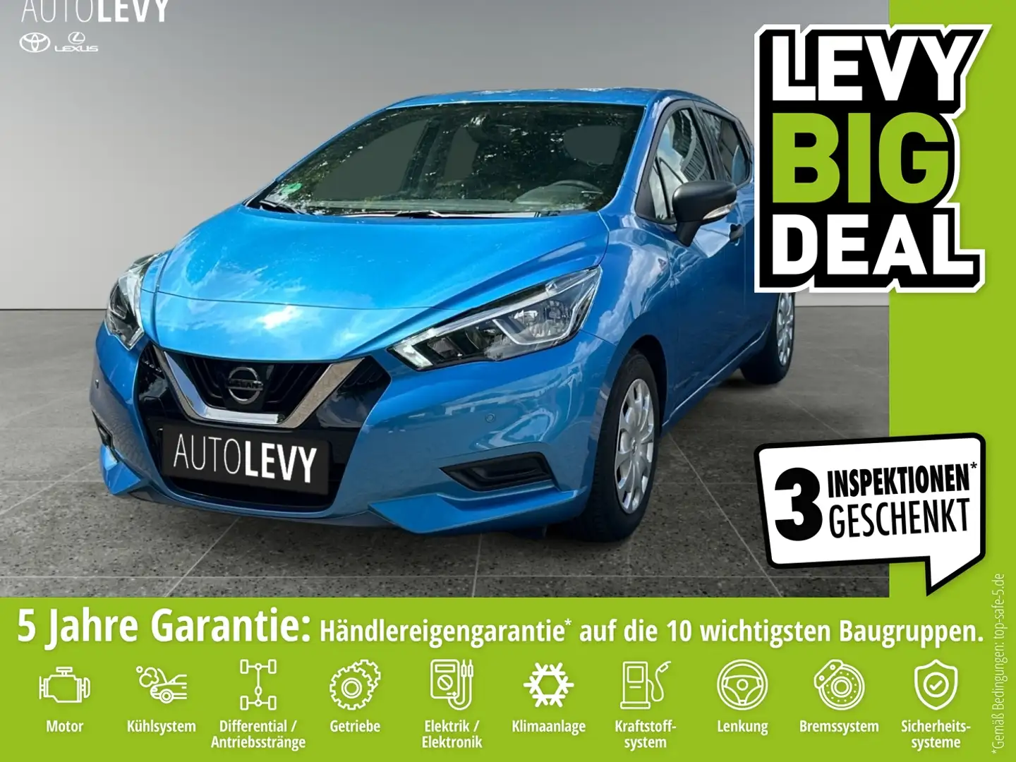Nissan Micra 1.0 Visia Plus Kék - 1