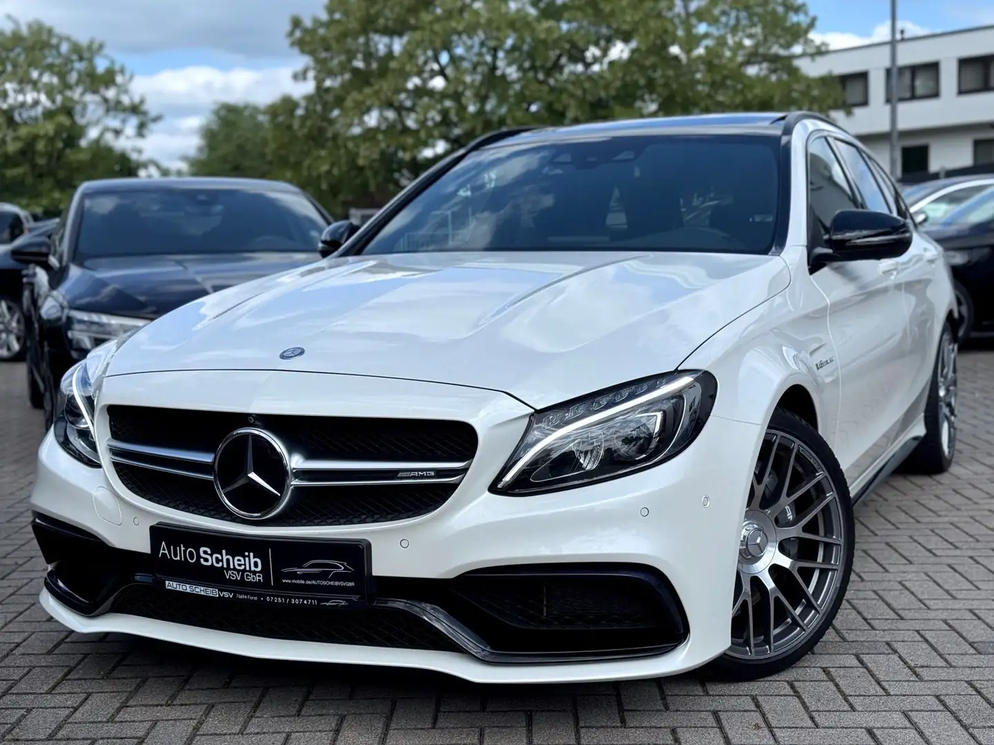 Mercedes-Benz C 63 AMG C 63 T AMG*Performance*BURMESTER*Designo*Panoram Wit - 1