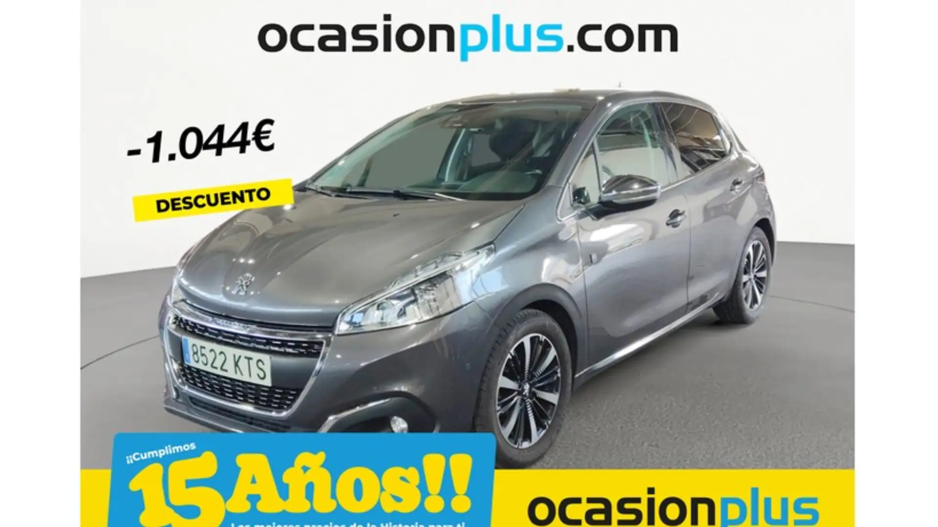Peugeot 208 1.2 PureTech S&S Tech Edition 82 Grau - 1