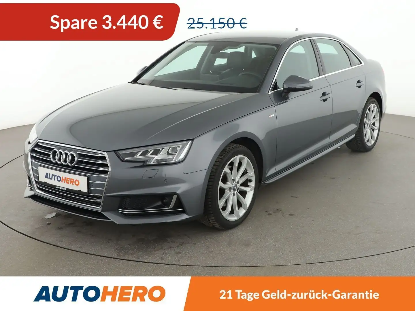 Audi A4 2.0 TFSI Design ultra Aut.*LED*ACC*NAVI*CAM*PDC* Grau - 1