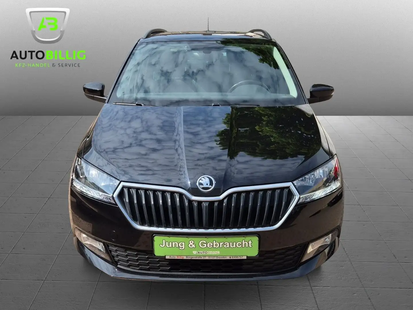 Skoda Fabia Com. TSI 95 SHZG|Klimaaut.|PDC|Tempomat Noir - 2