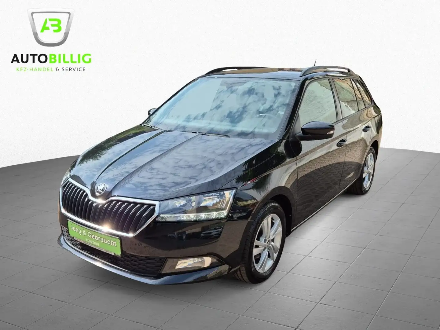 Skoda Fabia Com. TSI 95 SHZG|Klimaaut.|PDC|Tempomat Noir - 1