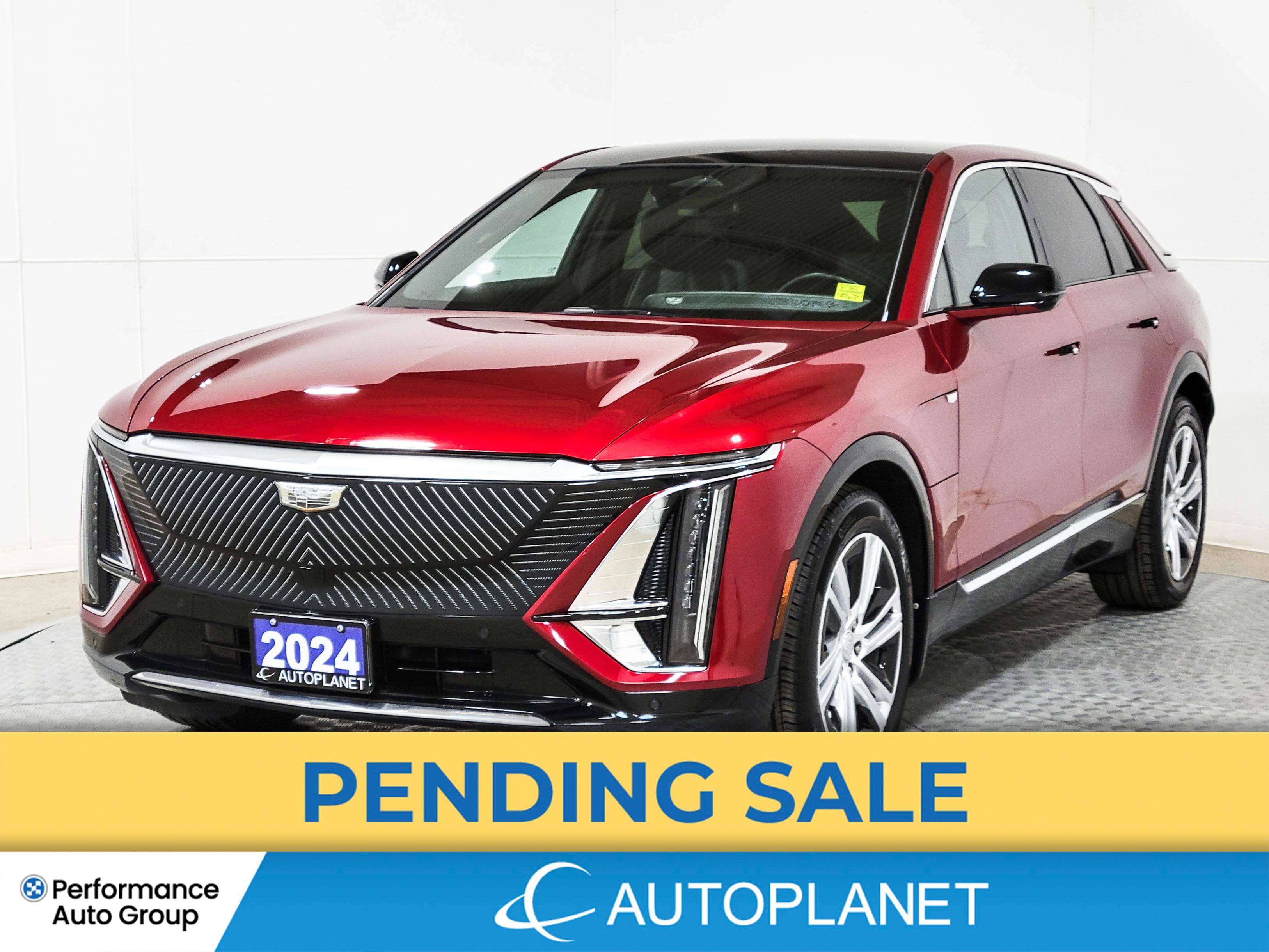 Red 2024 Cadillac LYRIQ SUV / Crossover Rear-Wheel Drive 1-Speed Automatic