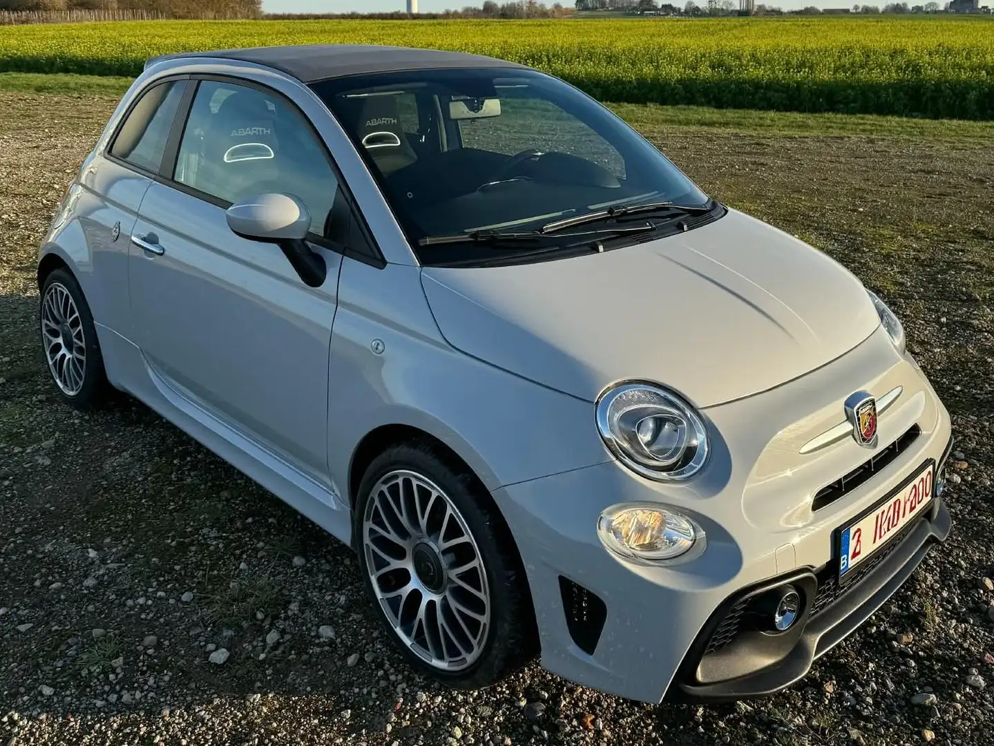 Abarth 500 Cabrio, Hatchback Grijs - 1