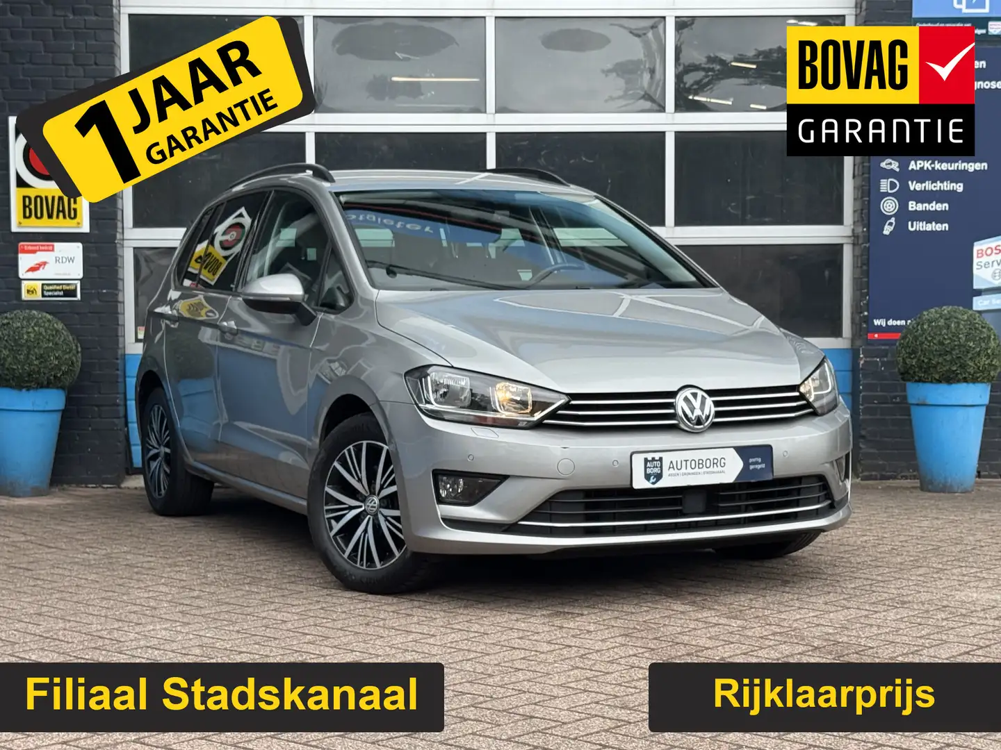 Volkswagen Golf Sportsvan 1.2 TSI Highline Prijs Inclusief Onderhoud & 12 Ma Gris - 1