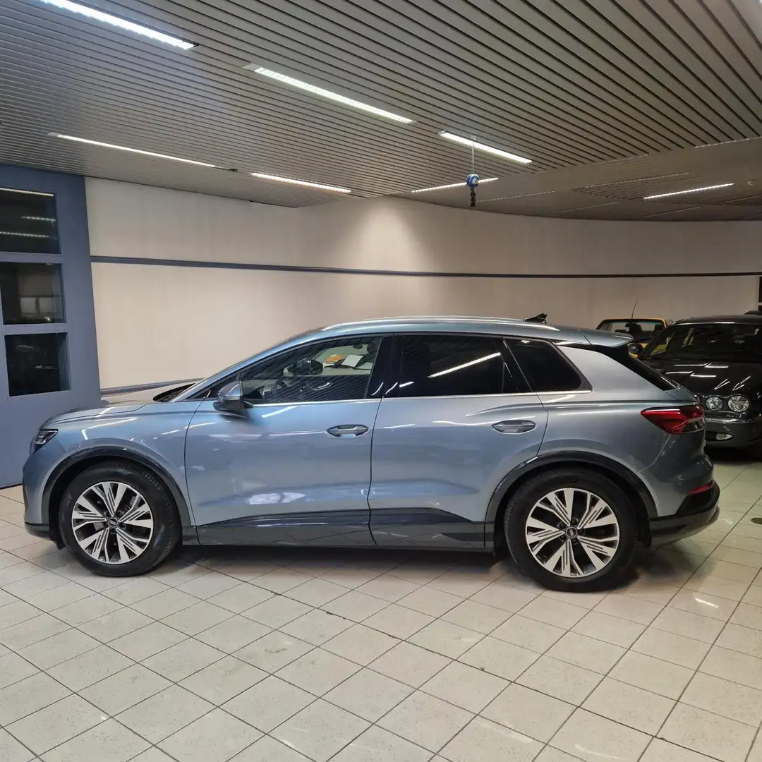 Audi Q4 e-tron 40 Advanced edition 77 kWh Leer NAP SOH 93% Camera Bleu - 2