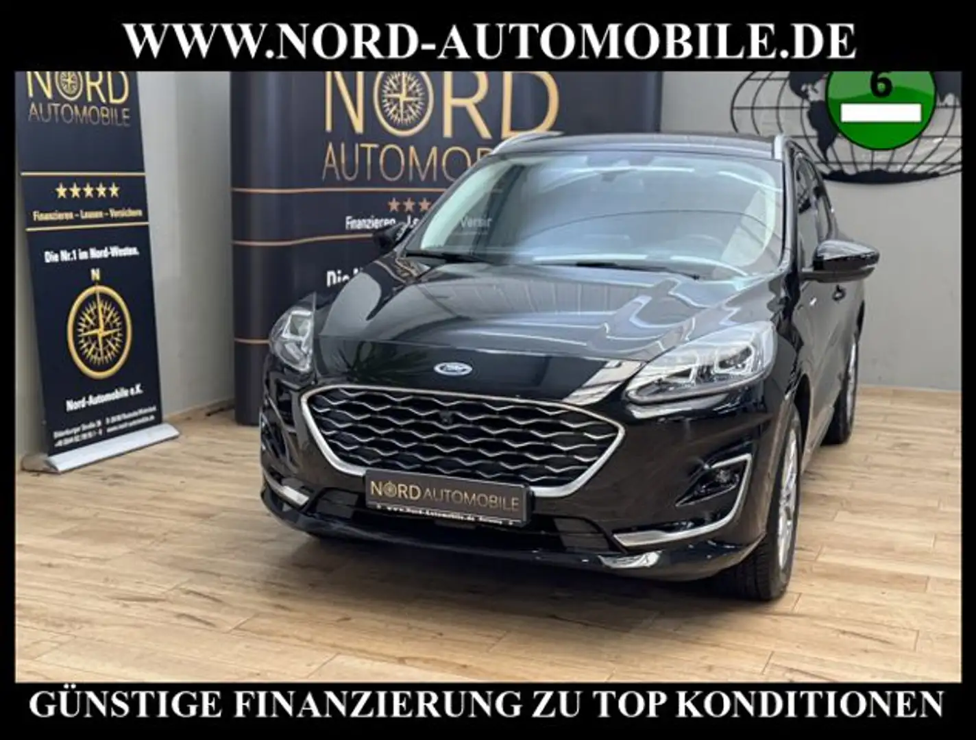 Ford Kuga 2.5 PHEV VIGNALE *AHK*ACC*HUD*KAM*LED* Vignale Schwarz - 1