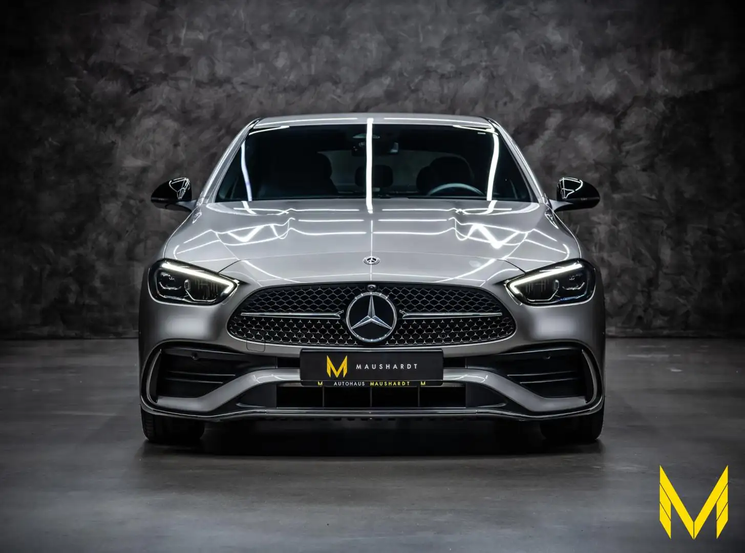 Mercedes-Benz C 180 AMGx2|NIGHT|LED|MBUX|SPUR|RFK|SHZ|MB100 Silber - 2