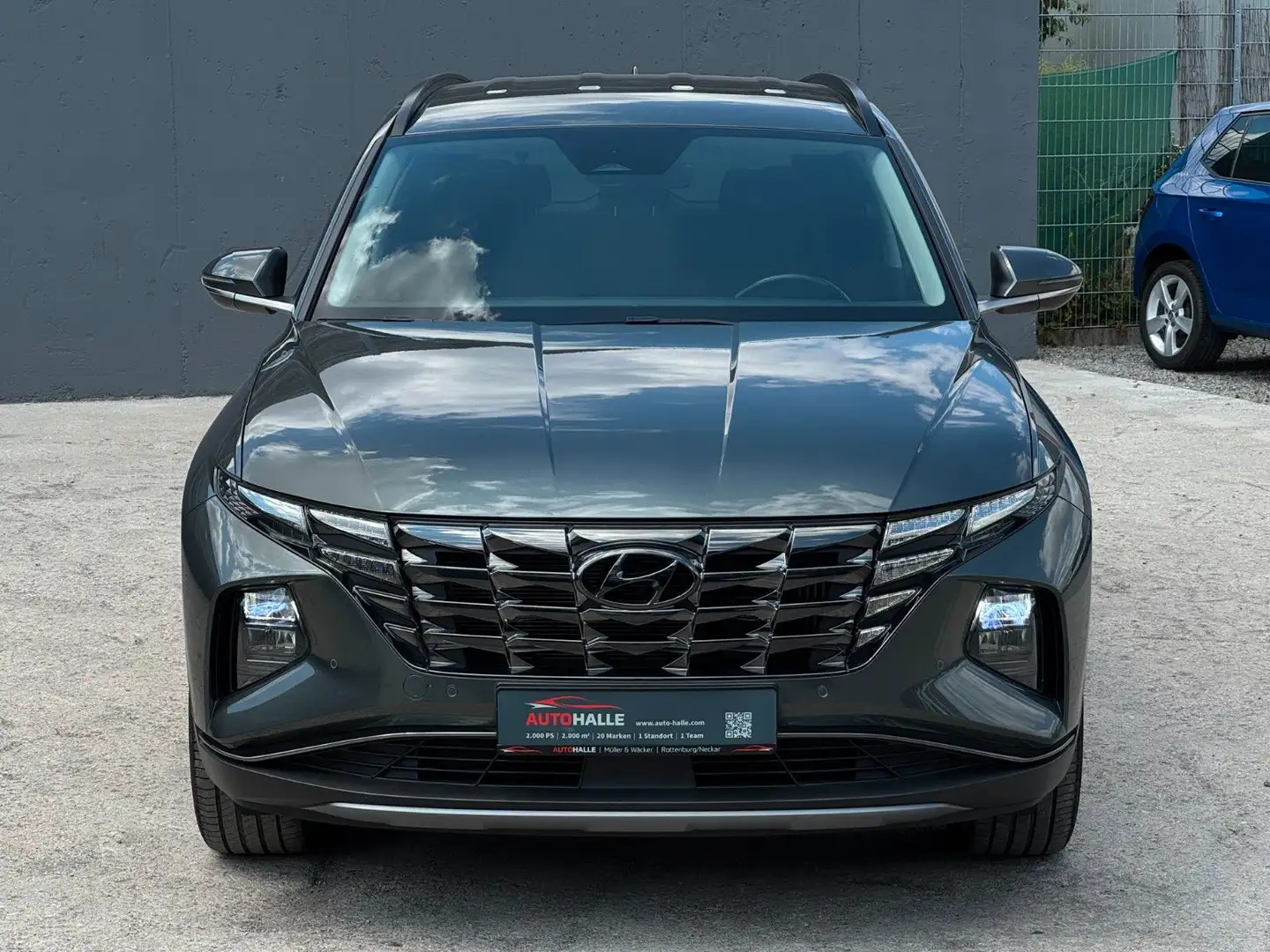 Hyundai TUCSON 1.6 T-GDI Plug-In 4WD LED Cam ACC AHK Grau - 2