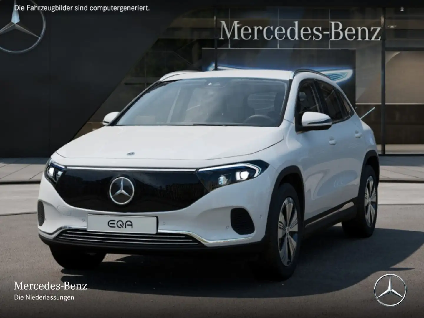 Mercedes-Benz EQA 300 4M PROG+ADVANCED+AHK+KAMERA+SPUR Weiß - 2