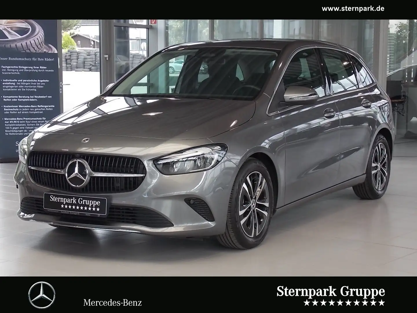 Mercedes-Benz B 180 B 180 Progressive Distronic-vorr.AHK,LED,R-Kam, Grigio - 1