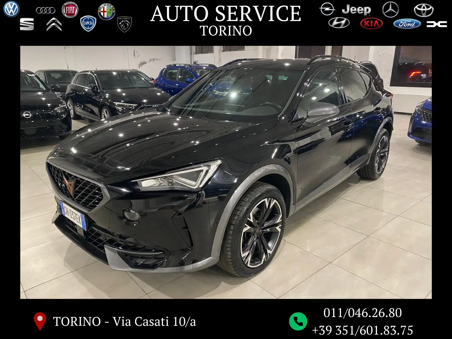 CUPRA Formentor 2.0 tdi 150CV aziendale italiana pronta consegna Nero - 1