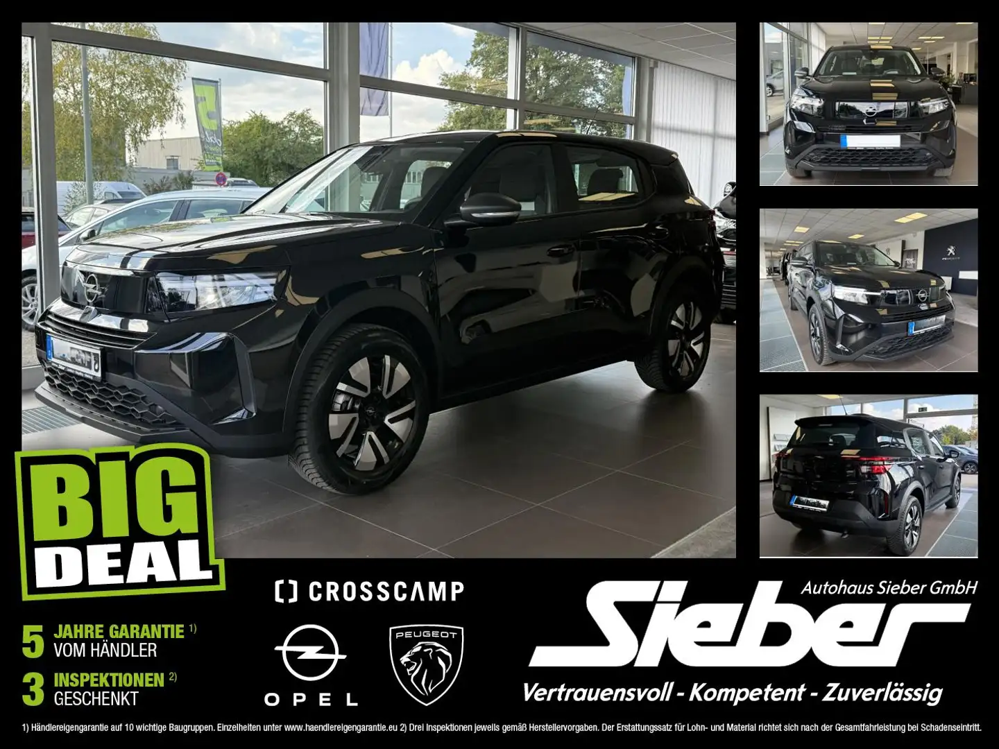 Opel Frontera 1.2 Edition 74kW Tempomat*Regensensor Noir - 1