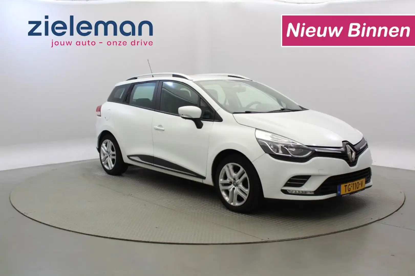 Renault Clio 1.5 dCi Ecoleader Zen - Navi, Cruise, Trekhaak Wit - 1