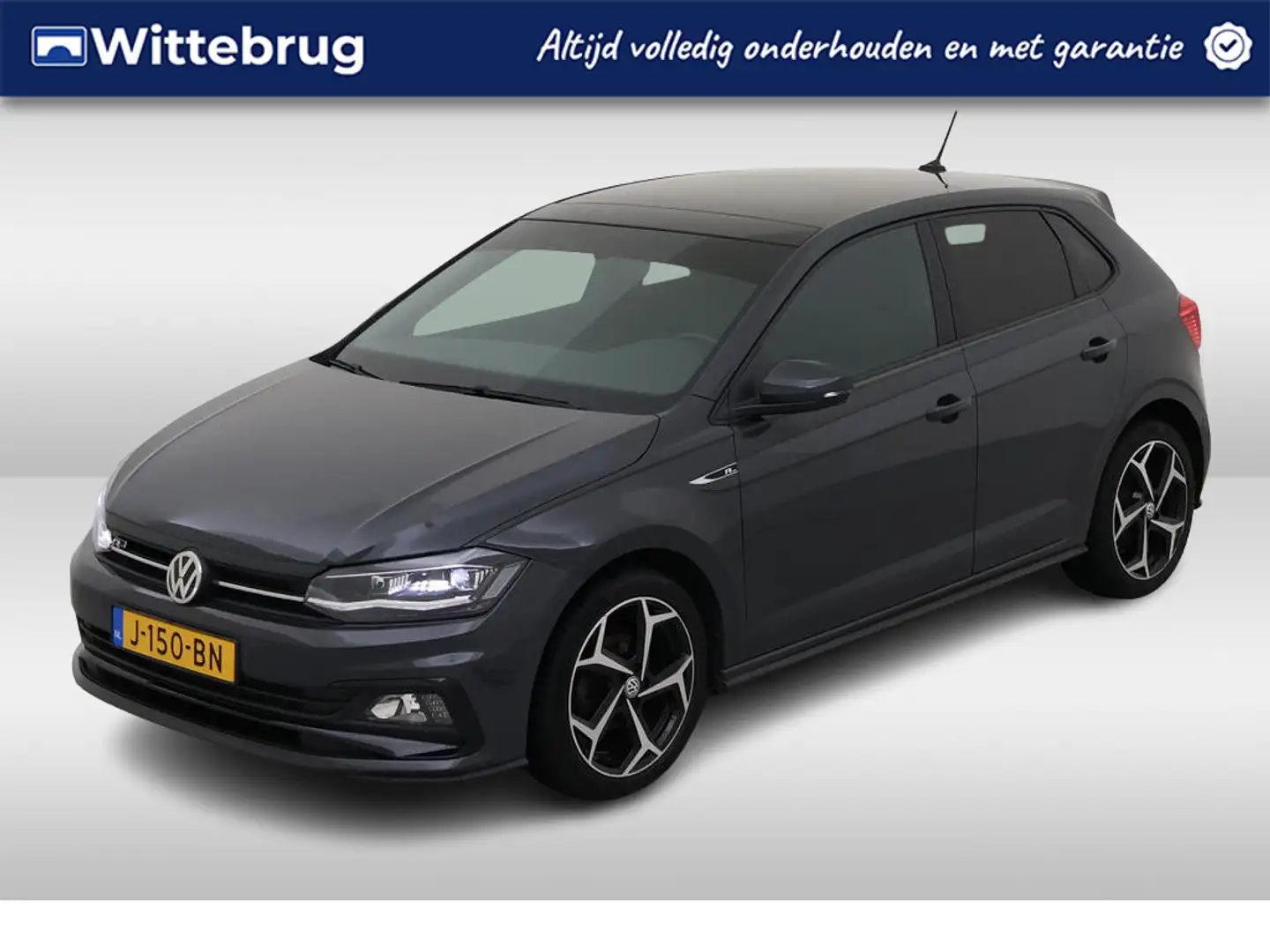 Volkswagen Polo 1.0 TSI 2x R-Line / PANO/ PARK. SENSOREN/ VITUAL C Grijs - 1