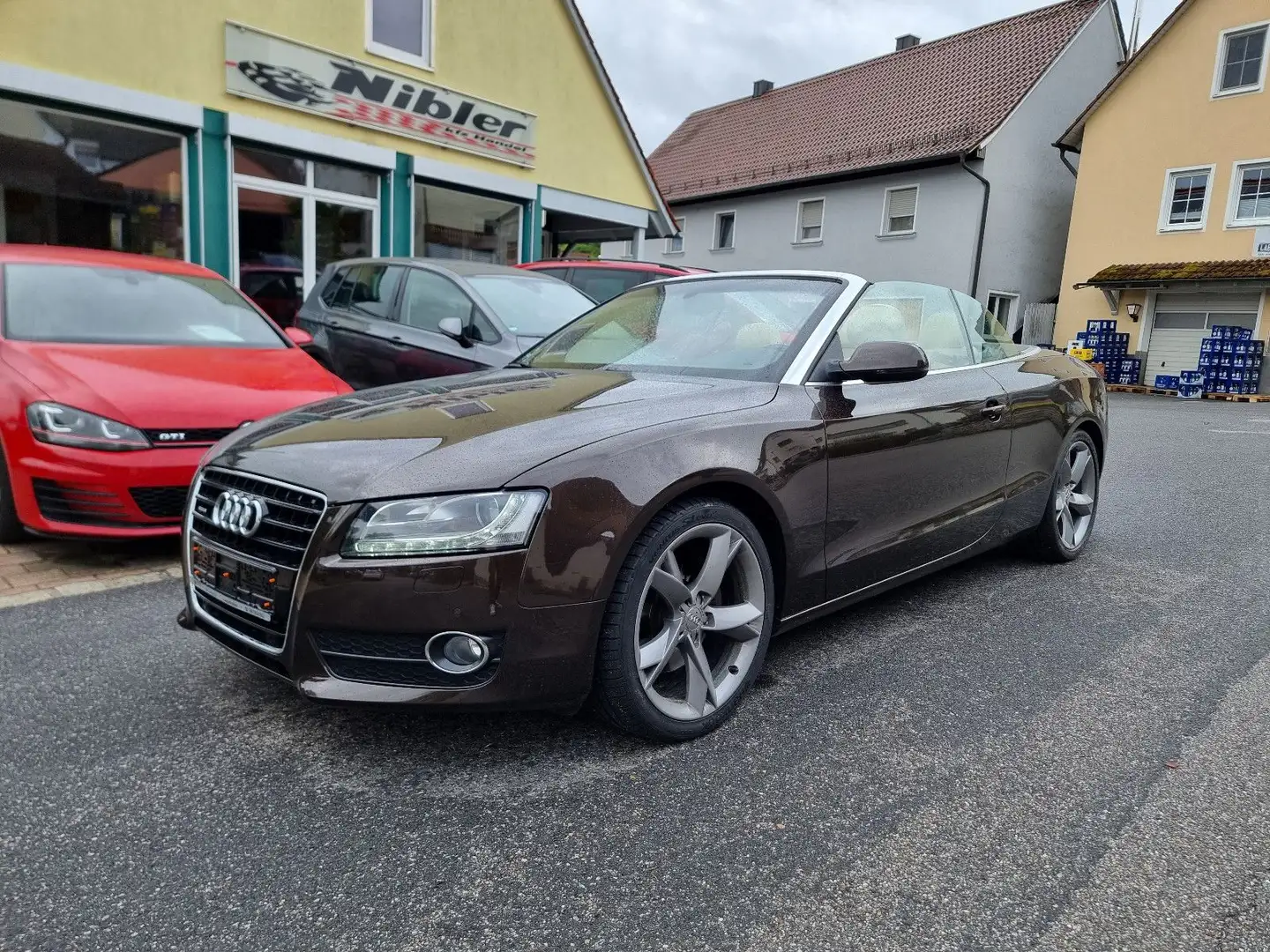 Audi A5 Cabrio 3.0TDI qu. S-tr B&O+ACC+LEDER+NAVI+XEN Braun - 1