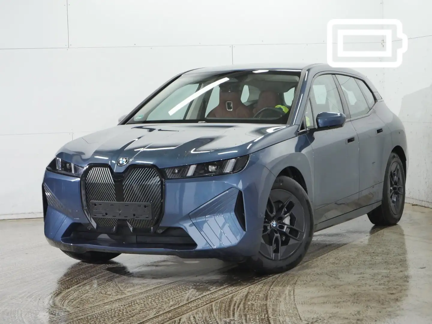 BMW iX xDrive45 HA/KA LED Navi SHZ DAB Blau - 1