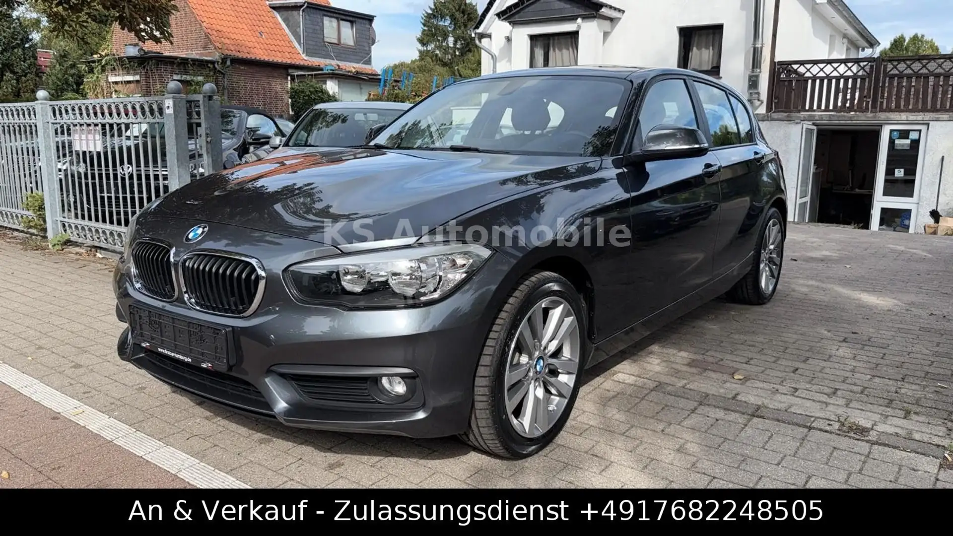 BMW 118 /PDC/NAVI/KLIMA/SCHIEBEDACH/GARANTIE Gris - 1