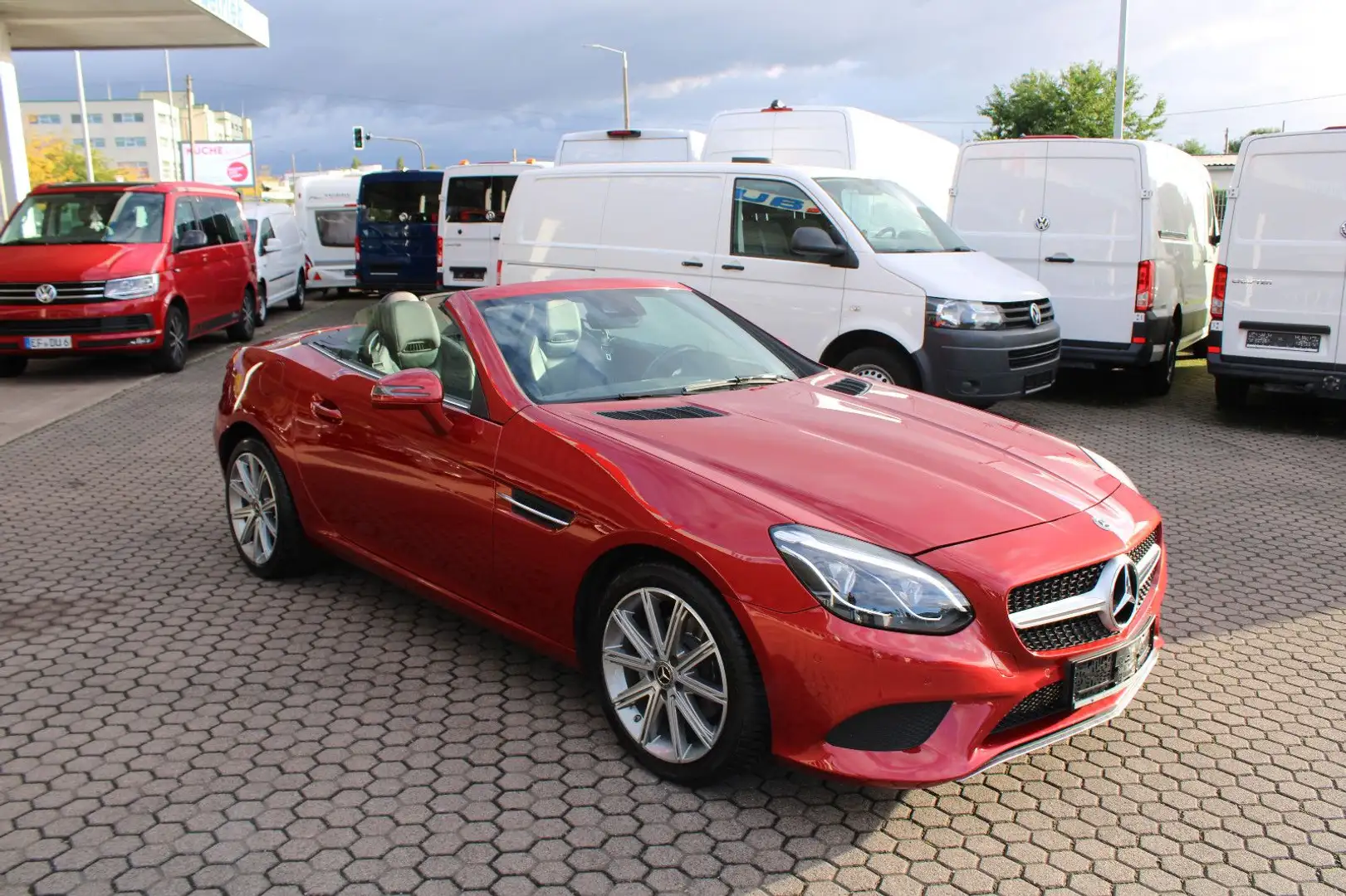 Mercedes-Benz SLC 180 Roadster,LED,Airscarf,Leder,Shzg.,Navi Rouge - 2