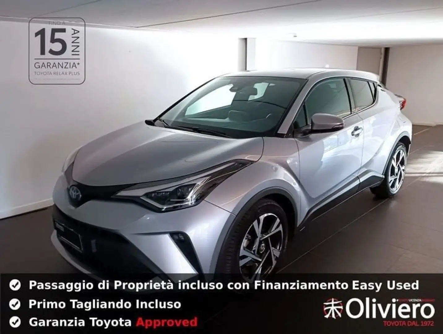 Toyota C-HR 1.8 Hybrid E-CVT Trend Plateado - 1