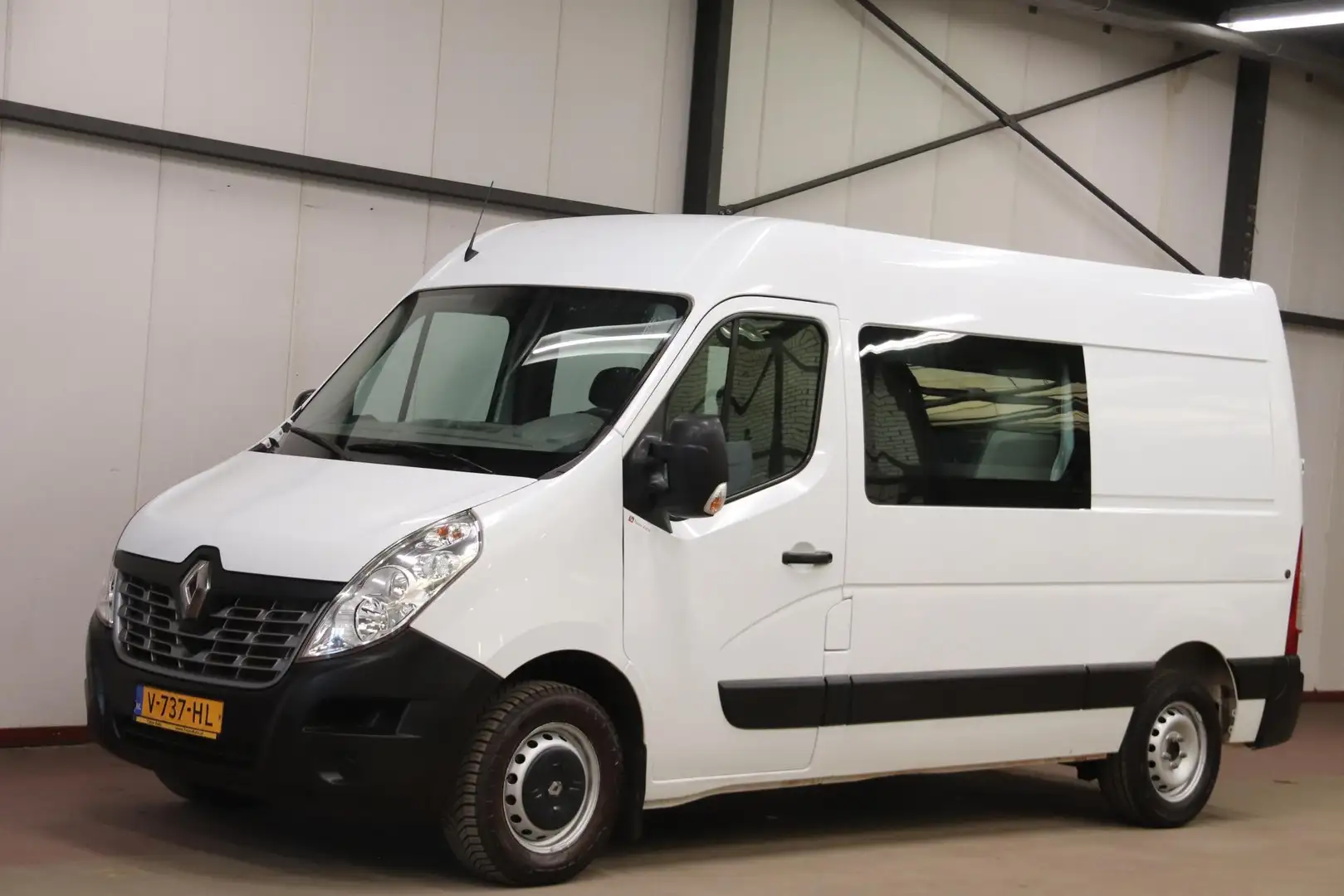 Renault Master T35 2.3 dCi L2H2 DUBBEL CABINE TREKHAAK Wit - 1