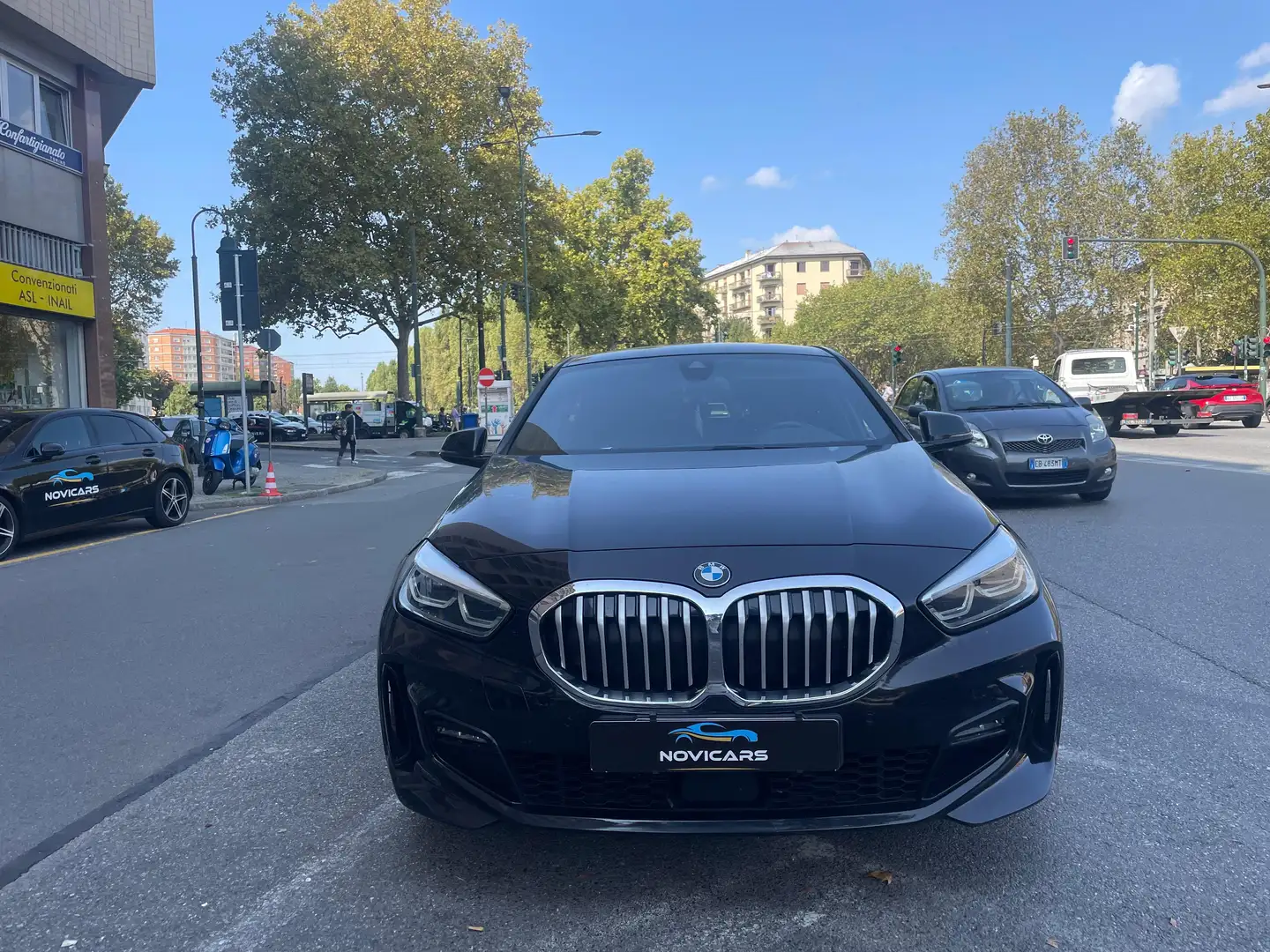 BMW 118 Serie 1 F40 118d Msport auto Nero - 2