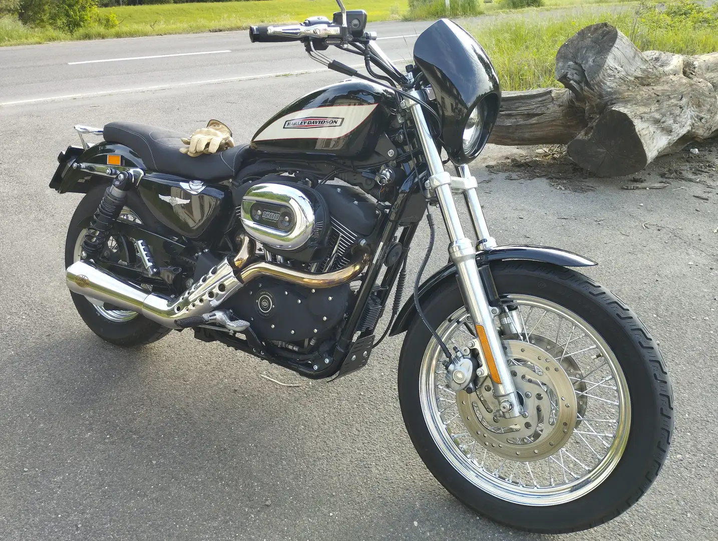 Harley-Davidson Sportster 1200 XL1200R Roadster Noir - 1