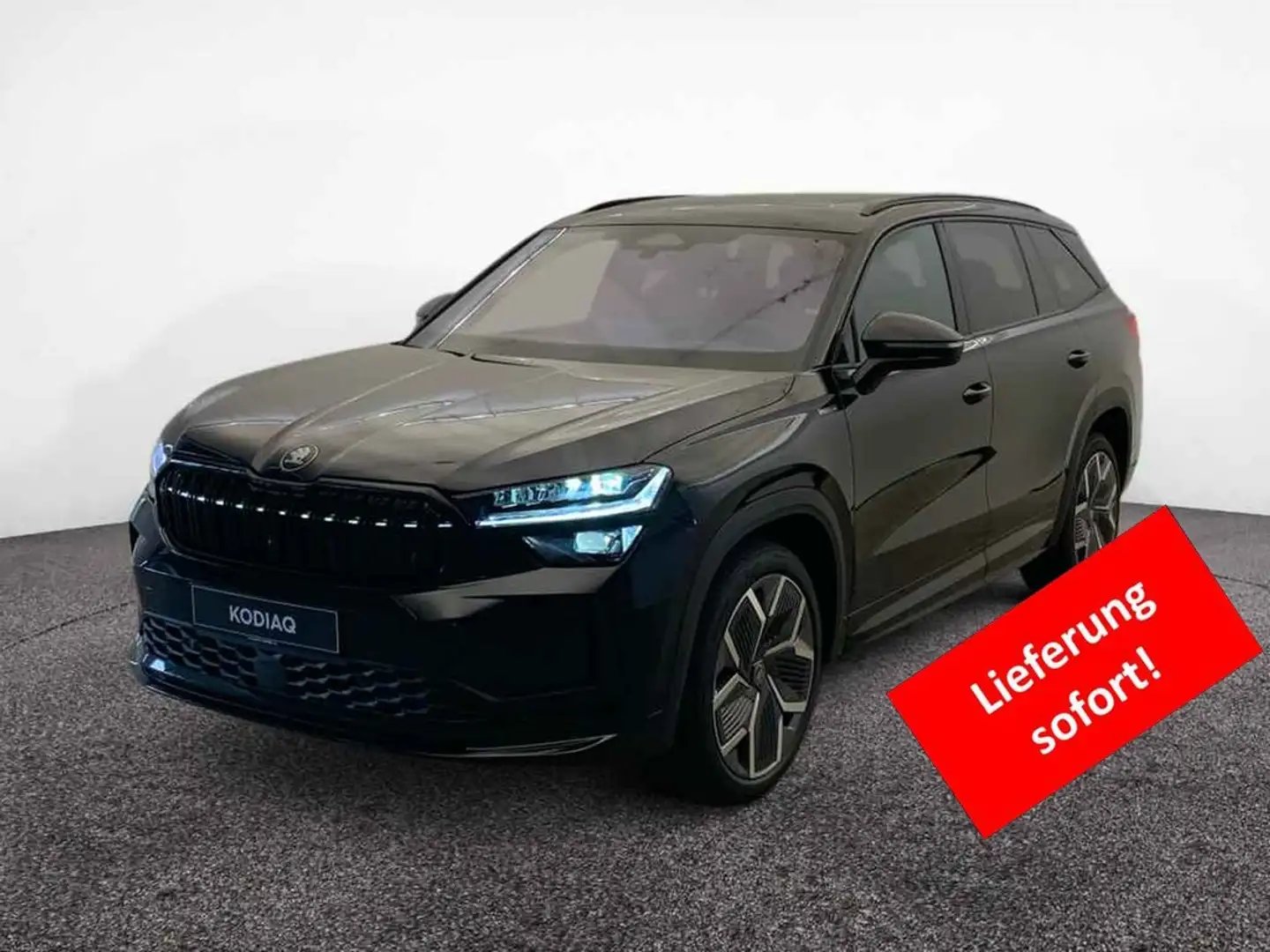 Skoda Kodiaq Sportline TDI 4x4 7-S*PANO*STDHZ*CANTON Zwart - 1