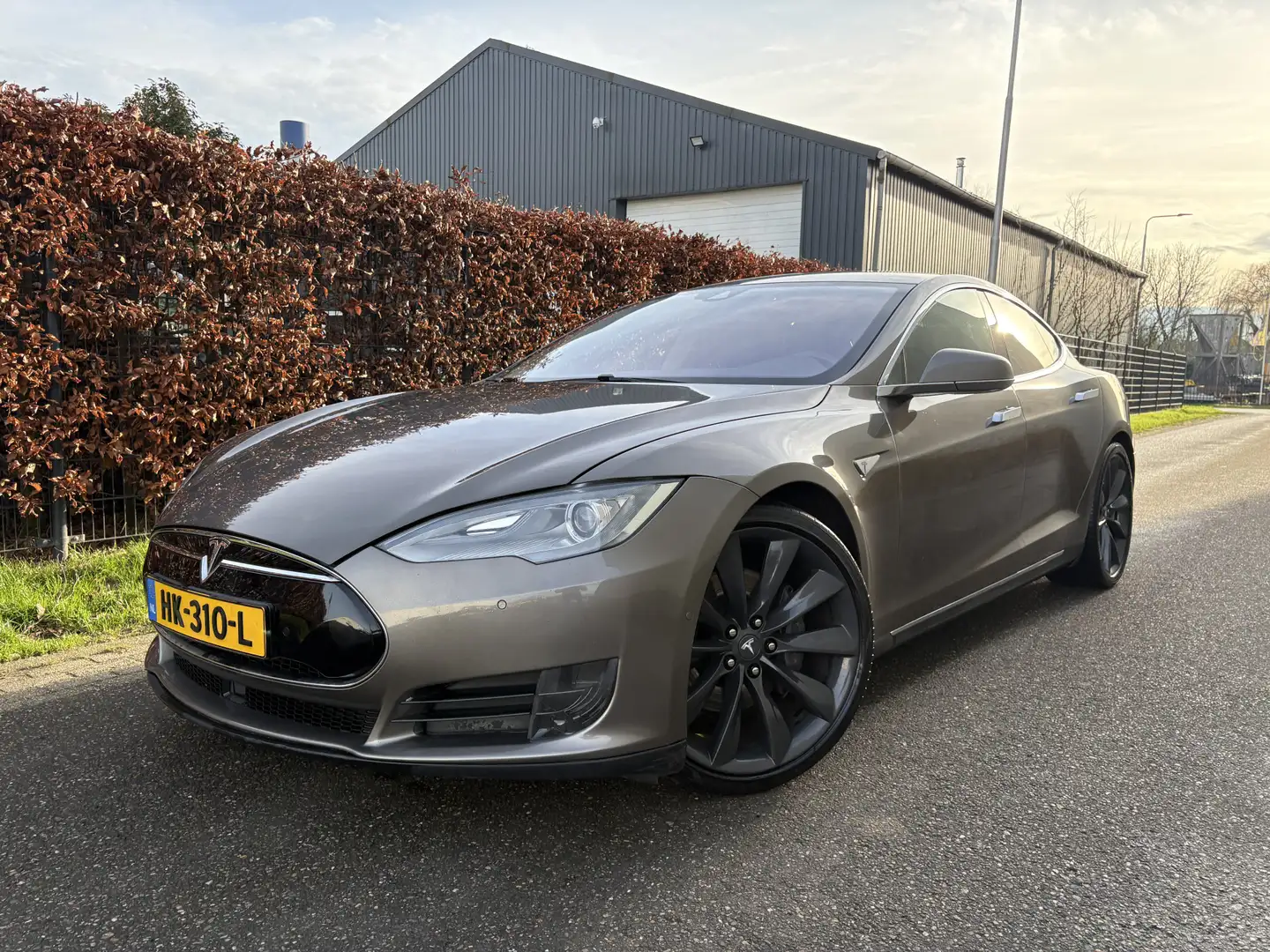 Tesla Model S 70D Base / AUTOMAAT / LEER / FREE SUPERCHARGE Gris - 1