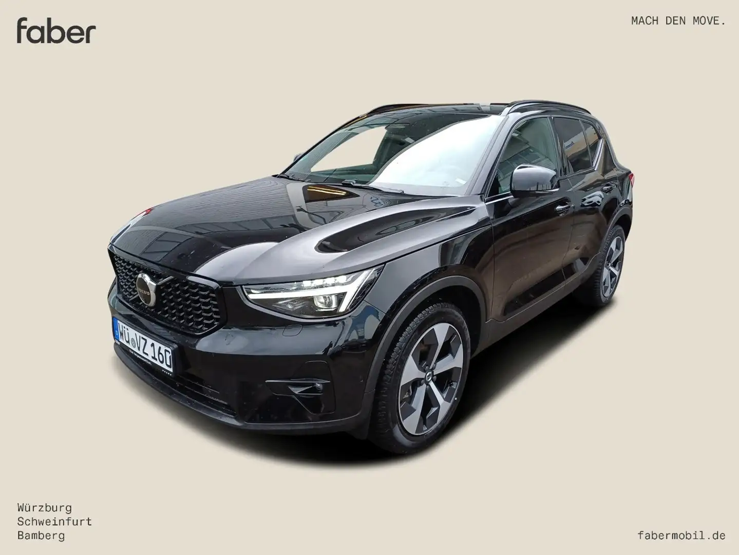 Volvo XC40 B4 Benzin Plus Dark Schwarz - 2