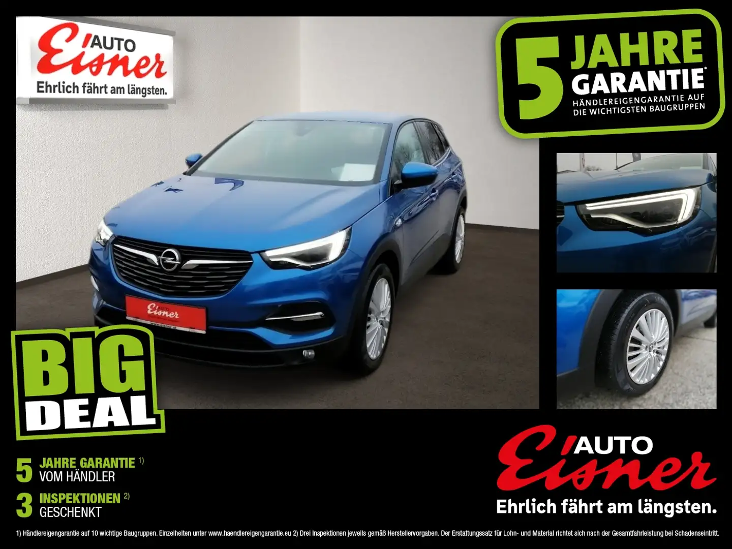 Opel Grandland X EDITION 1.6 CDTI Blau - 1