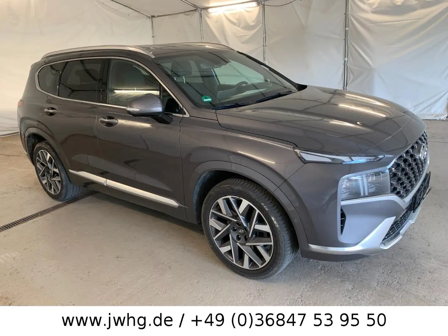 Hyundai SANTA FE Signature 4WD HeadUp 20"ACC+Spur 360°G Grau - 2
