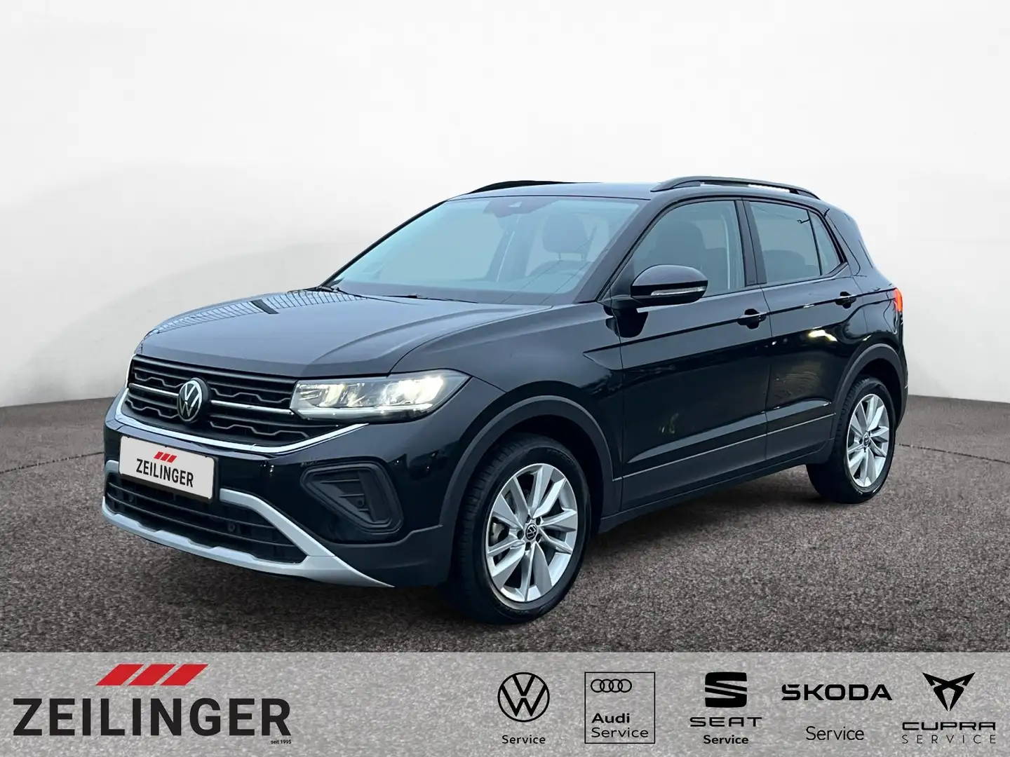 Volkswagen T-Cross Life TSI DSG|ACC|SITZHEIZUNG|17"|CLIMATR Schwarz - 1