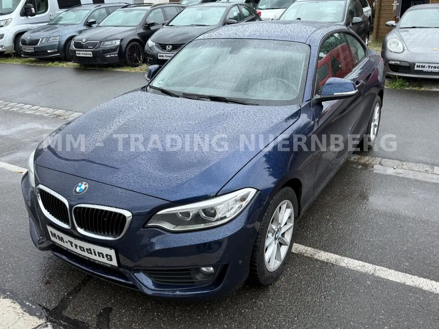 BMW 220 i COUPE-AUTOM.-NAVI-BI-XENON-2.HD-EU6 Blau - 1