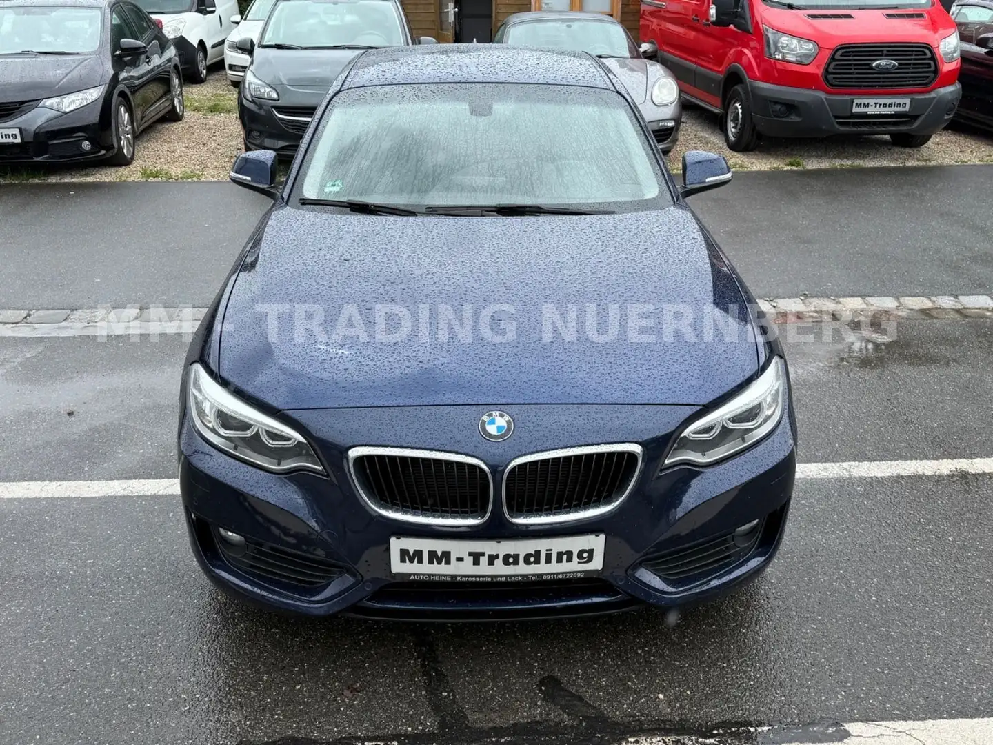 BMW 220 i COUPE-AUTOM.-NAVI-BI-XENON-2.HD-EU6 Blau - 2