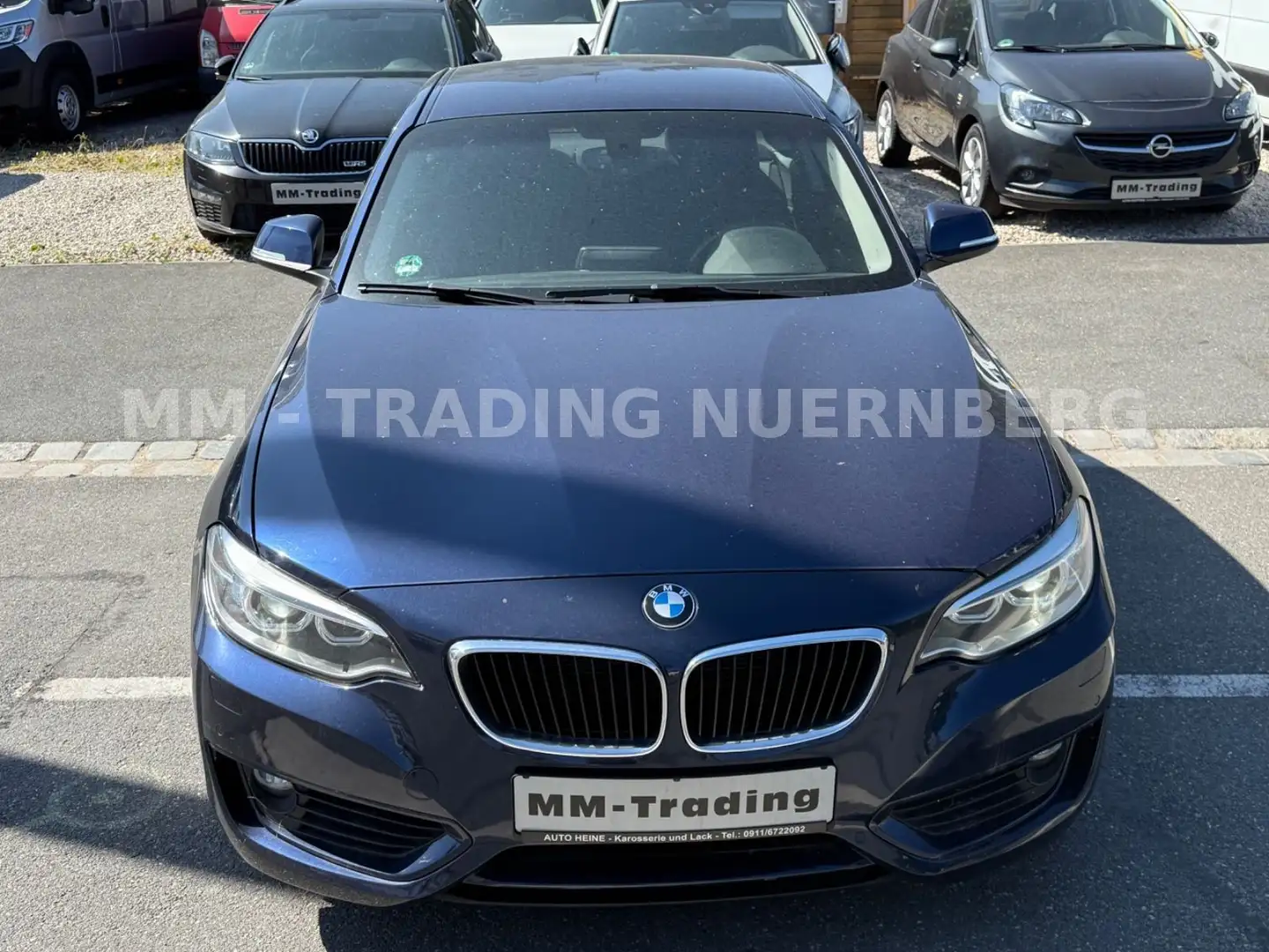 BMW 220 i COUPE-AUTOM.-NAVI-BI-XENON-2.HD-EU6 Blauw - 2