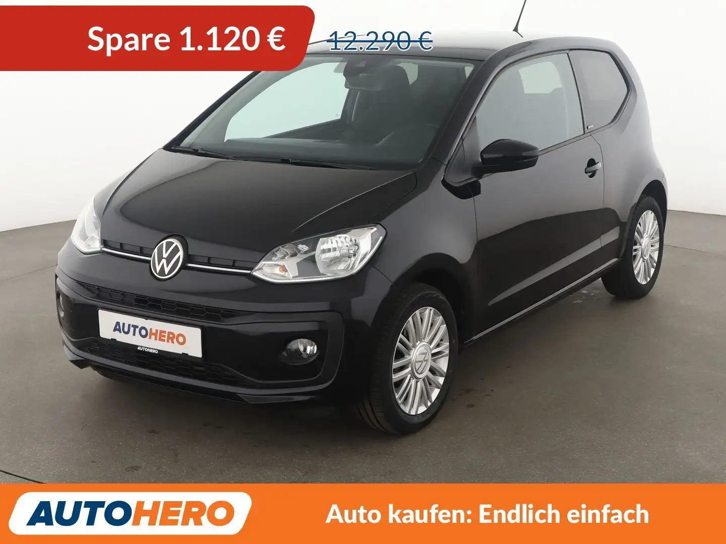 Volkswagen up! 1.0 United *TEMPO*PDC*SHZ*ALU*KLIMA* Schwarz - 1