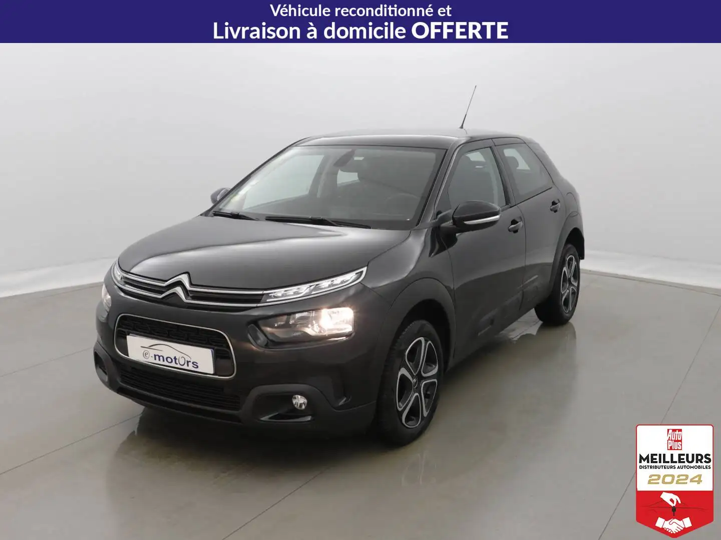 Citroen C4 Cactus BlueHDi 120 EAT6 Feel +GPS +PDC AV Noir - 1