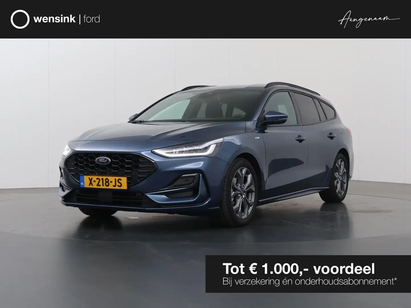 Ford Focus Wagon 1.0 EcoBoost Hybrid ST Line | Winterpakket | Bleu - 1