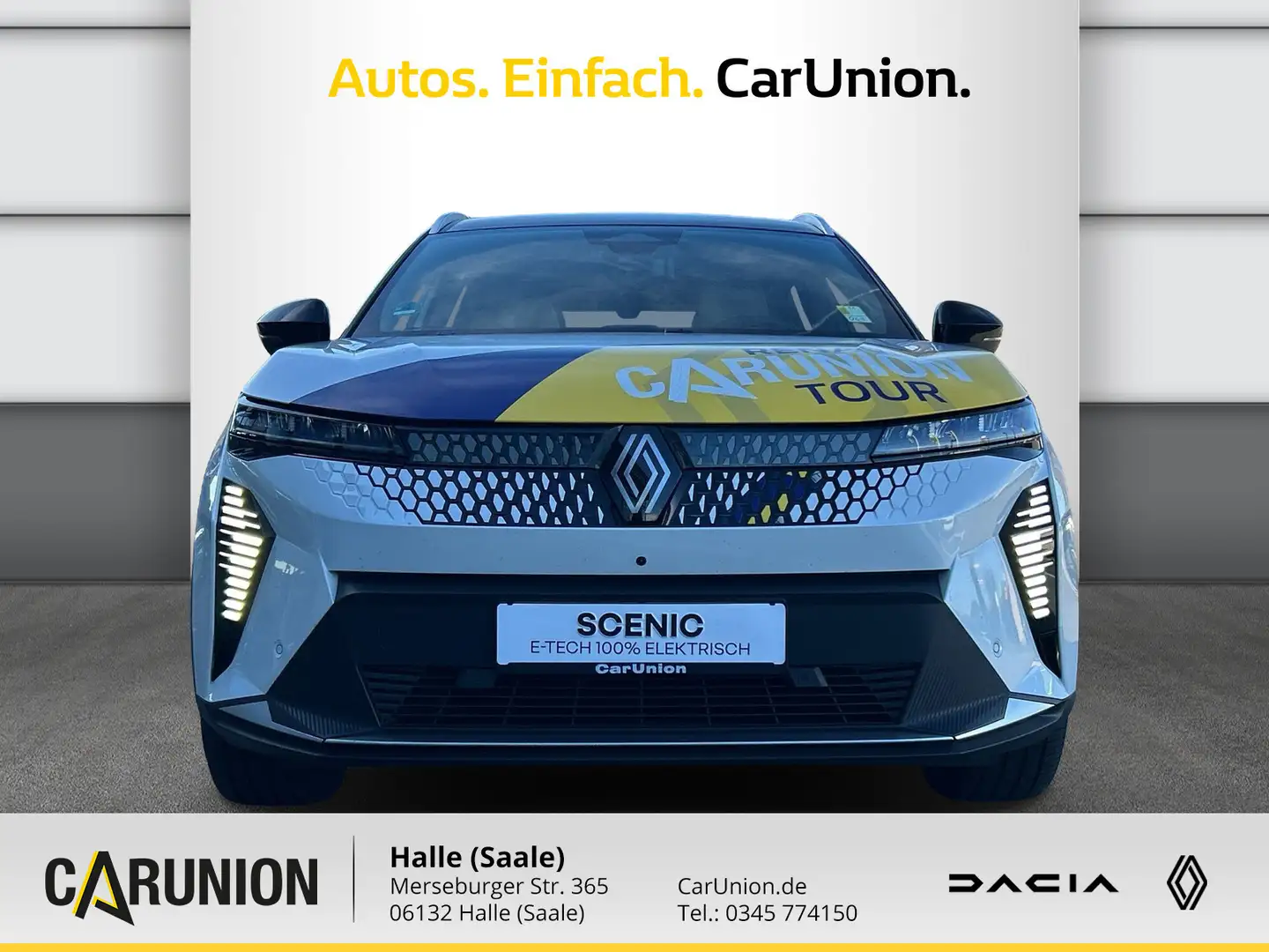 Renault Scenic E-Tech Iconic 220 Long Google SHZ Weiß - 2