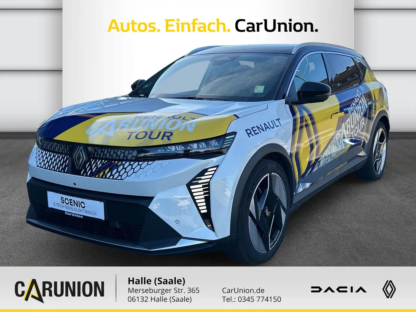 Renault Scenic E-Tech Iconic 220 Long Google SHZ Bianco - 1