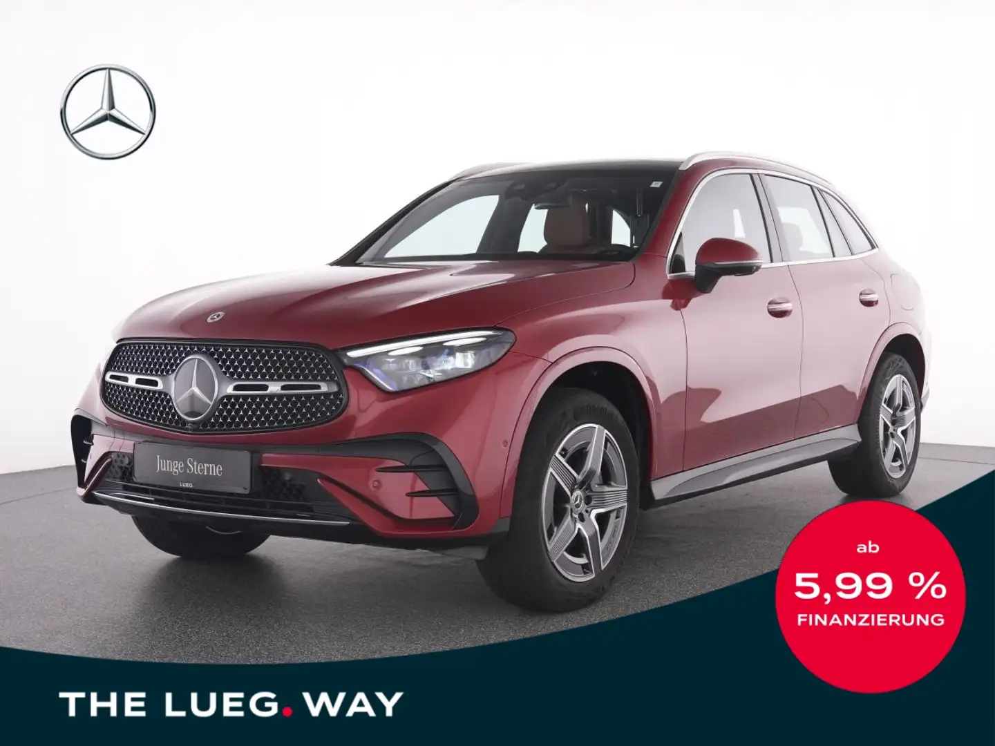 Mercedes-Benz GLC 300 e 4M AMG+NavPr+Pano+Burm+DLIGHT+Airm+360 Rouge - 1