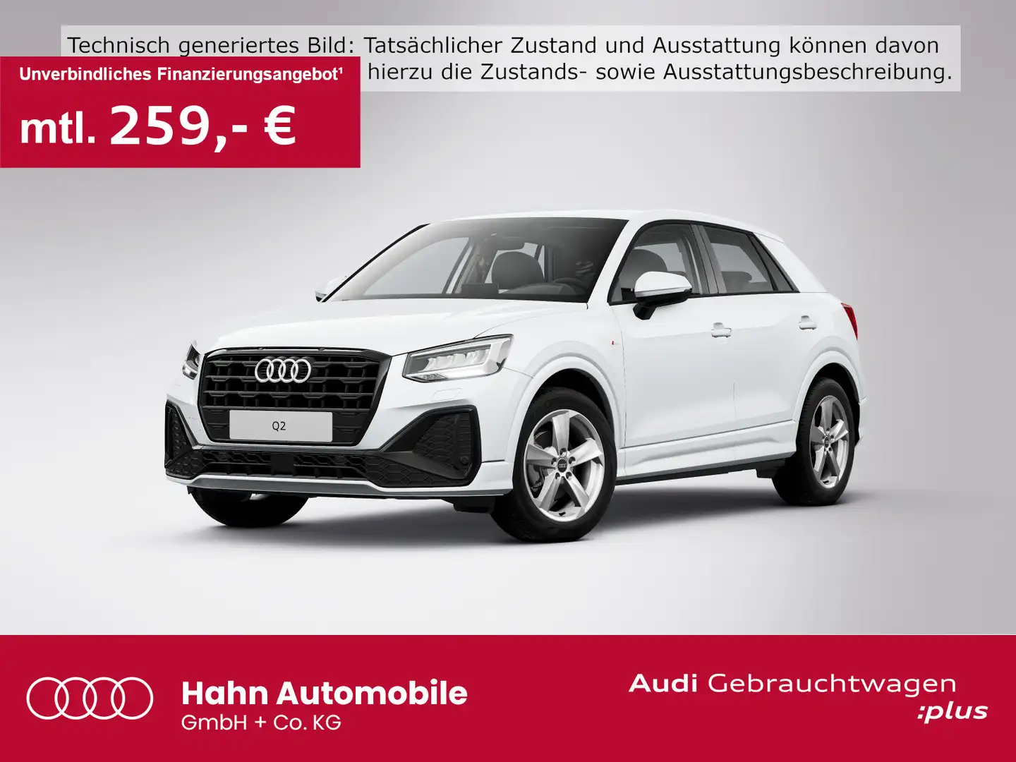 Audi Q2 35 TDI S line Virtual Carplay CAM Sitzh LED Weiß - 1