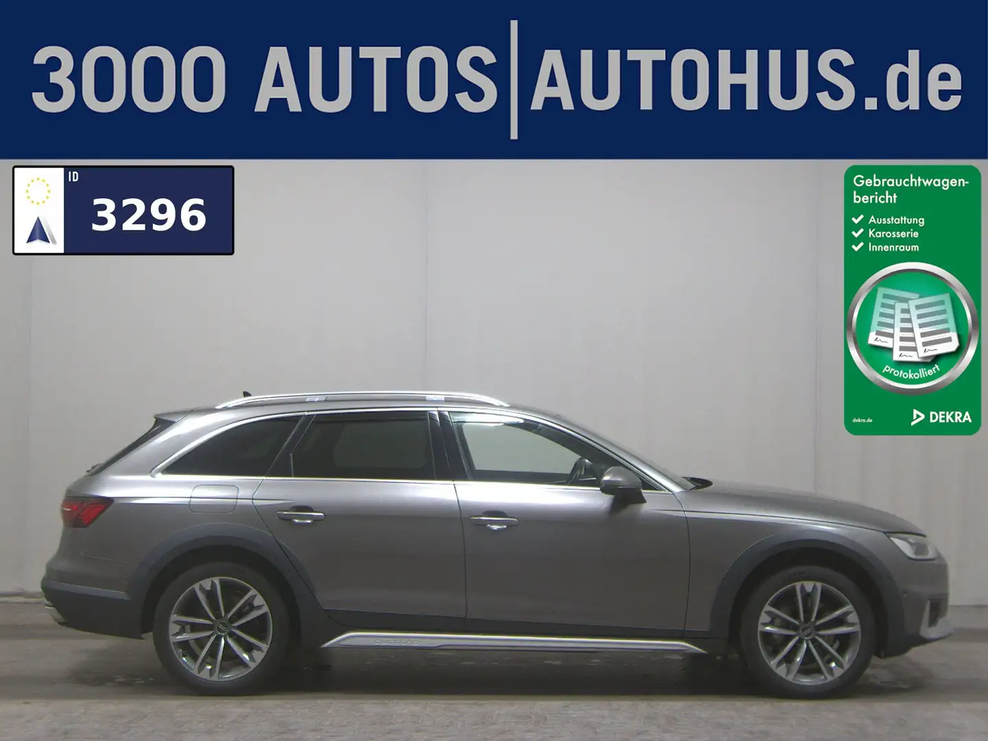 Audi A4 allroad 40 TDI Qu. Leder Navi+ Matrix RfK AHK Grau - 1