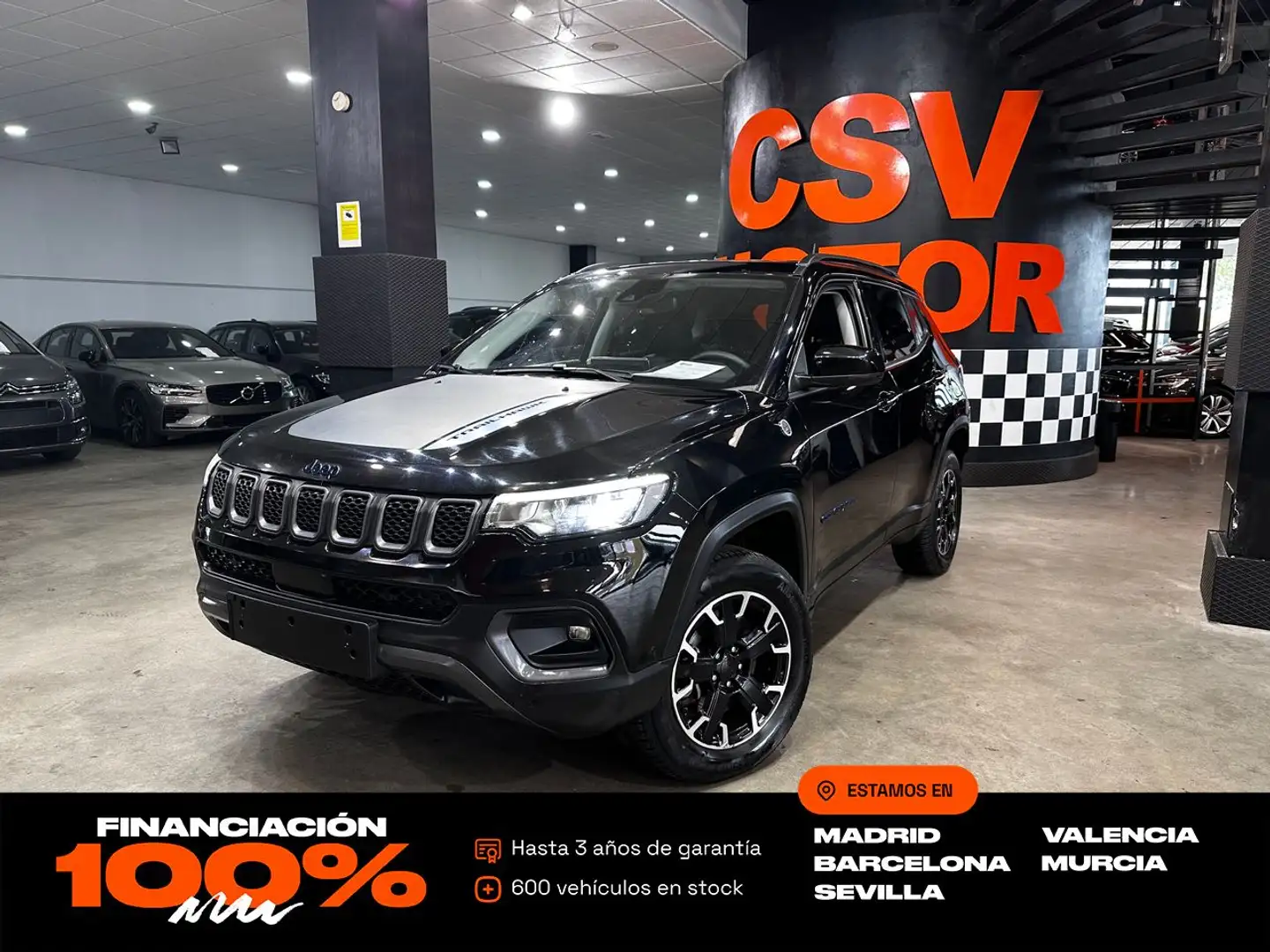 Jeep Compass 4Xe 1.3 PHEV 177kW Trailhawk AT AWD Negro - 1