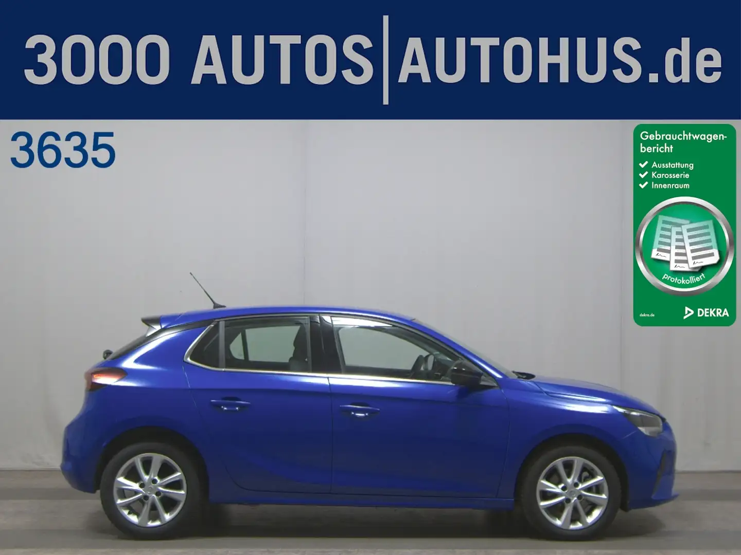Opel Corsa F 1.2 Turbo Elegance LED Leder DynLicht Blau - 1
