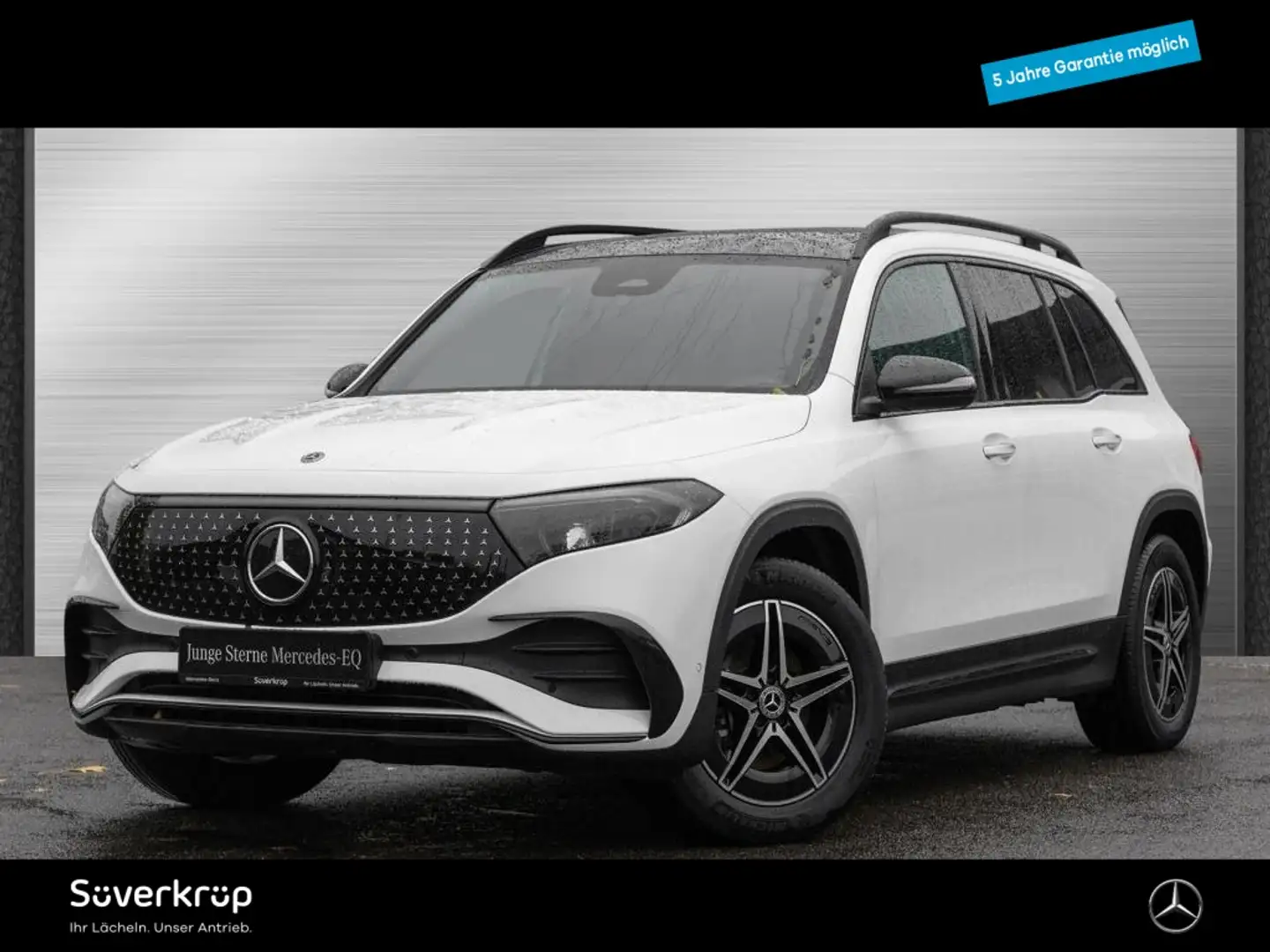 Mercedes-Benz EQB 300 4M , AMG NIGHT KAMERA PANO SPUR STANDH Weiß - 1