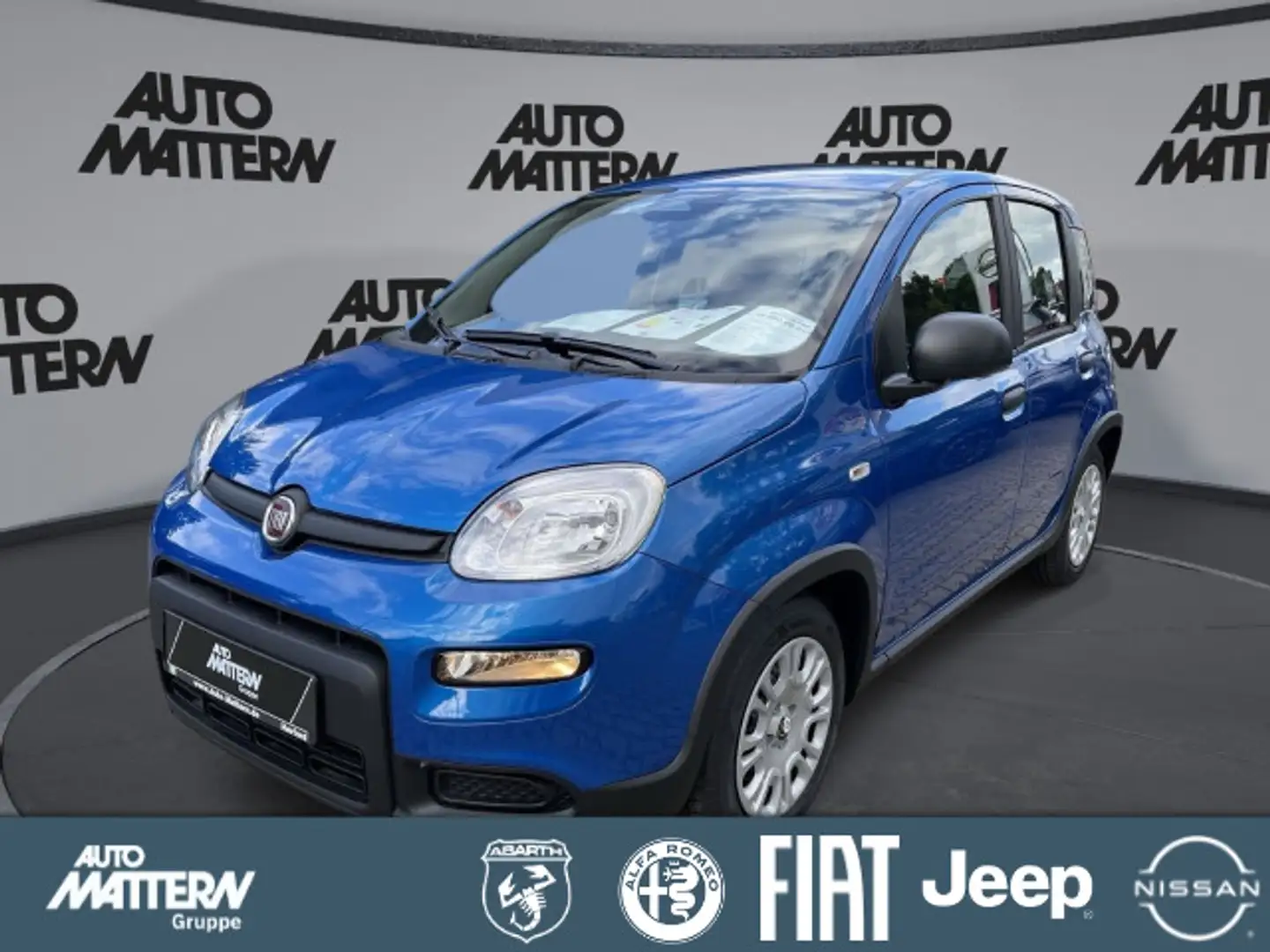 Fiat Panda 1,0 Hybrid PDC TFT Tacho Klima Bluetooth Blau - 1
